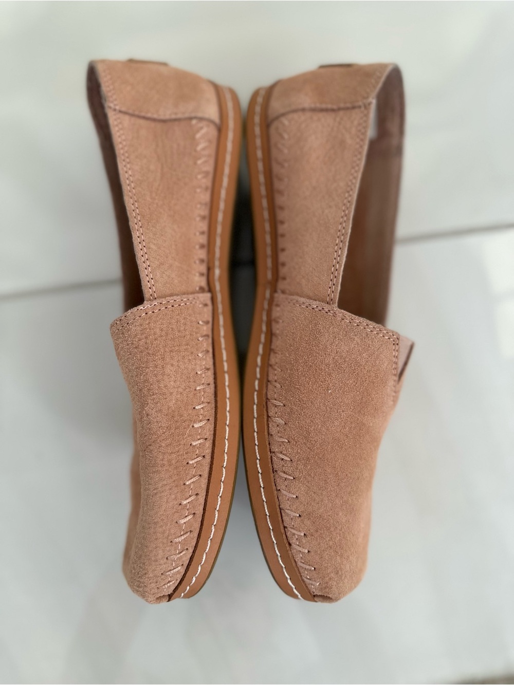 TOMS Women’s Alpargata Leather Wrap Classics – Size 8.5 – Sand Pink Suede – NWOT - Picture 6 of 13